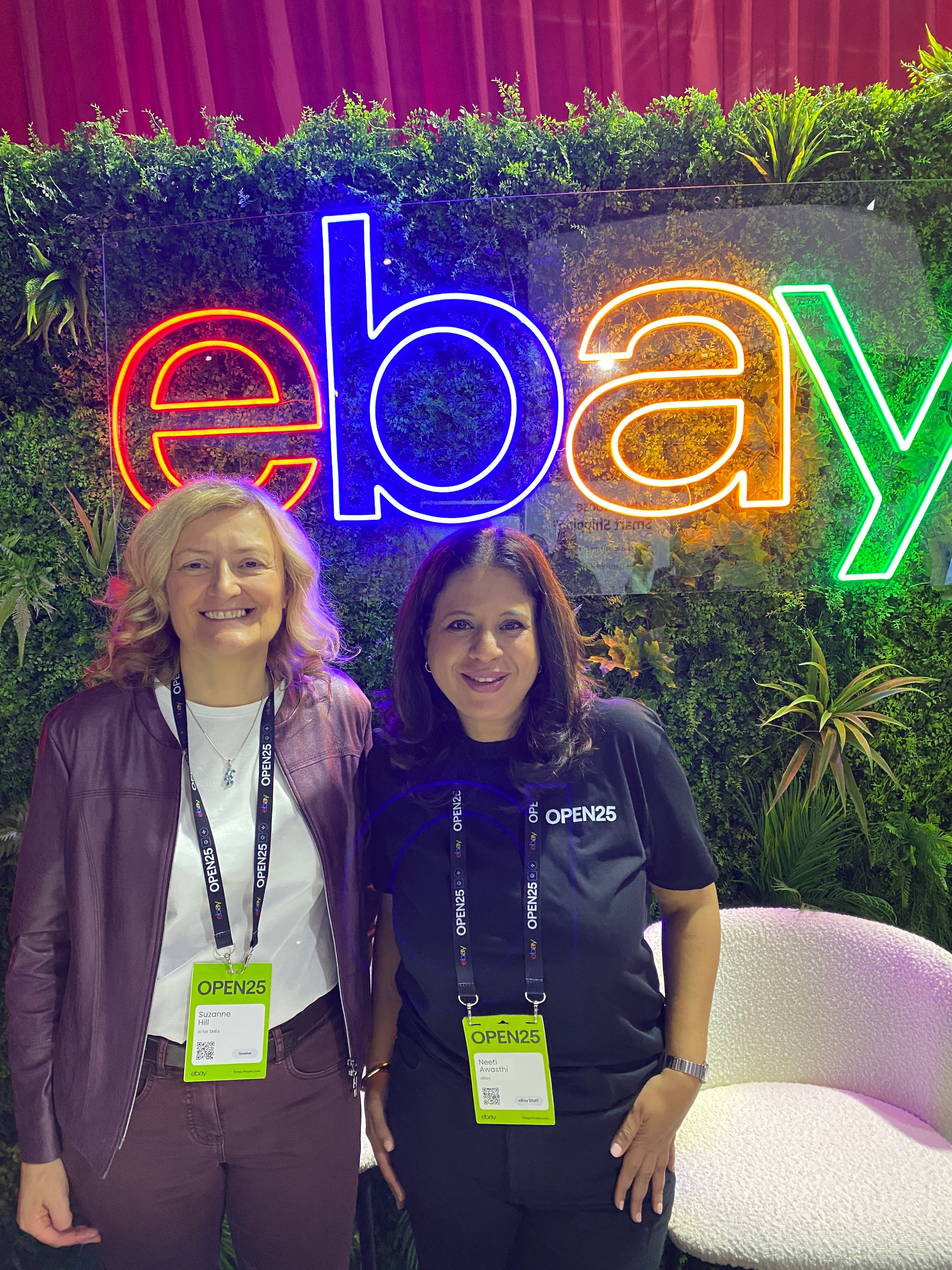 The big reveal! Suzanne Hill Keynote Speaker on AI at eBay Open 2025 Birmingham NEC